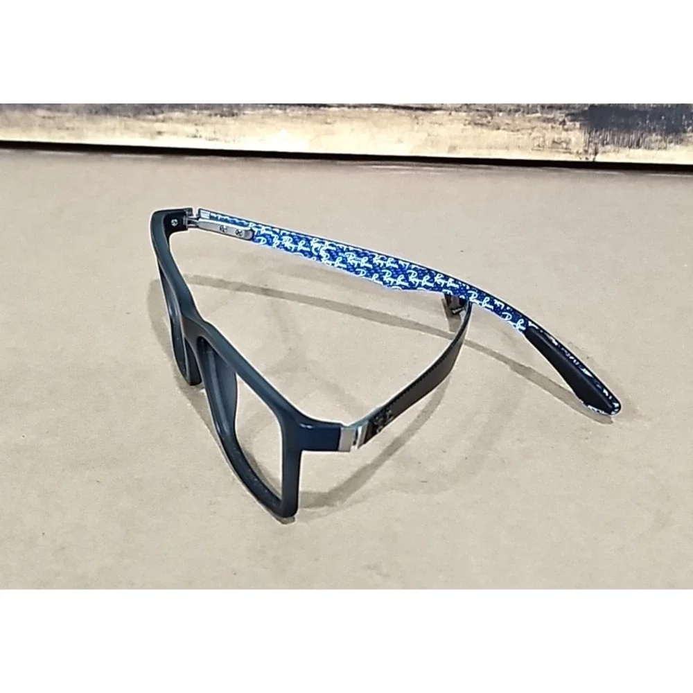 Ray-Ban Eyeglasses RB 8901 5262 Blue/Exposed Carbon Fiber Rectangular 53[]17 145